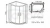 WANA - Kabina prysznicowa RODOS MAX seria Advance 120x90x185 Model QF92
